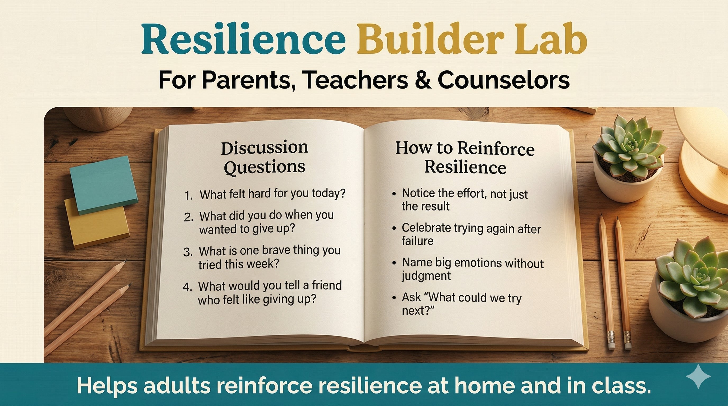 Resilience Builder Parent and Teacher Guide